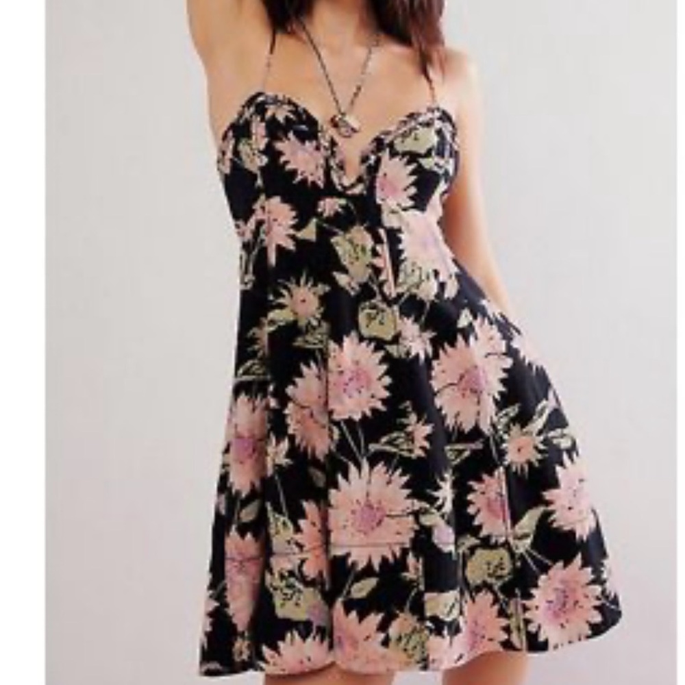 Free People Altura Printed mini dress size medium
